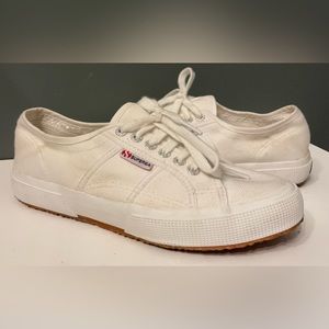 SUPERGA WHITE Womens size 39 sneakers